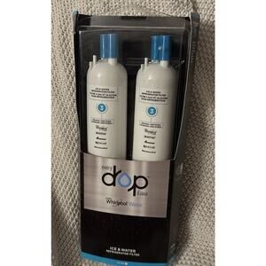 Lot Of 2 EVERYDROP Replacement ICE & WATER Refrigerator Filter #3 Whirlpool NEW